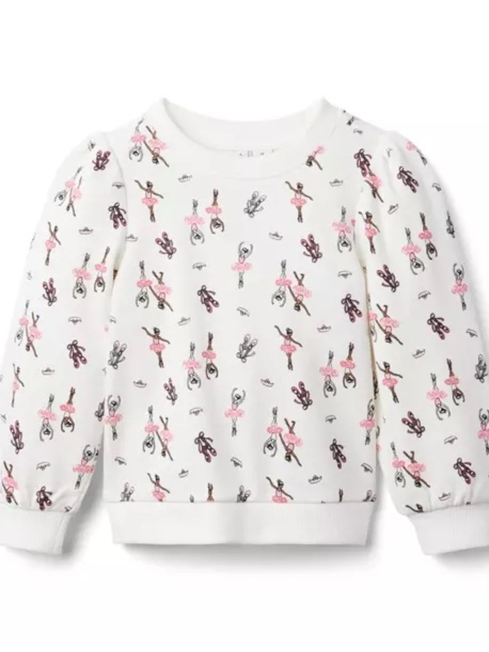 🩰 Janie and Jack Ballerina Print Sweatshirt
